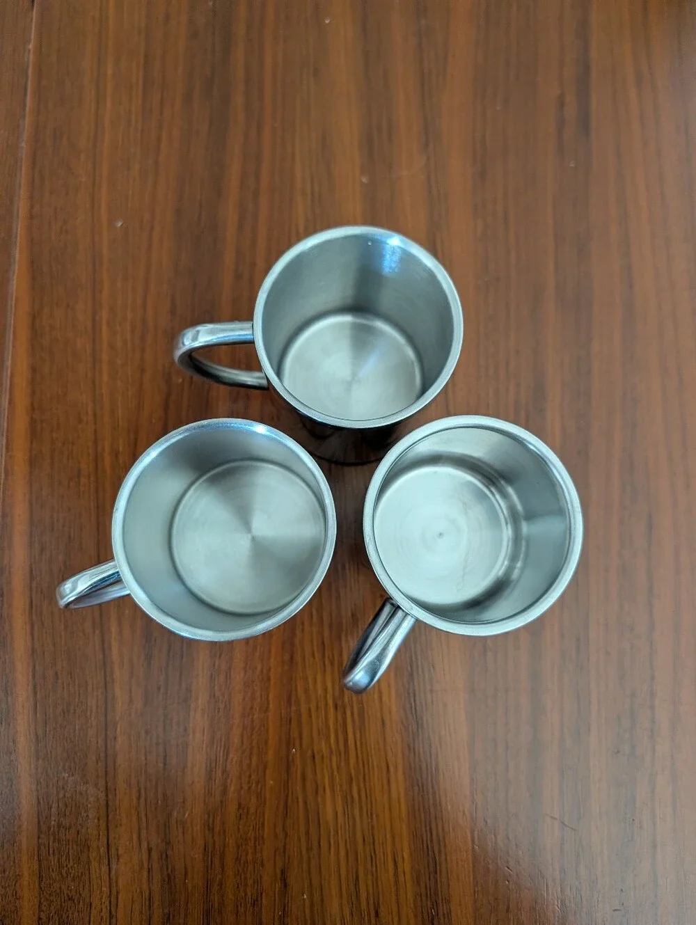 Double Wall Insulated Stainless Steel Coffee Mugs Set of 3
